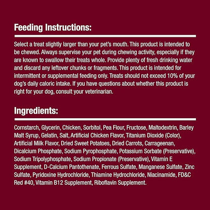 SmartBones SmartSticks, Treat Your Dog to a Rawhide-Free Chew Made With Real Meat and Vegetables, 25 Count (Pack of 1) - PAWPICO