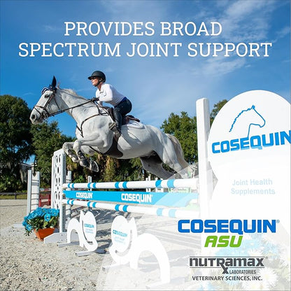 Nutramax Cosequin ASU Joint Health Supplement for Horses - Powder with Glucosamine, Chondroitin, ASU, and MSM, 500 Grams NutramaxLaboratories