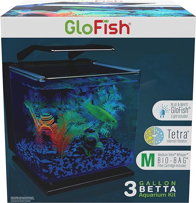 GloFish Betta Shadowbox Aquarium Kit GloFish
