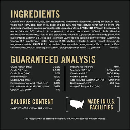 Purina Pro Plan Sport Performance 30/20 Chicken and Rice Formula High Protein Dog Food - 37.5 lb. Bag - PAWPICO