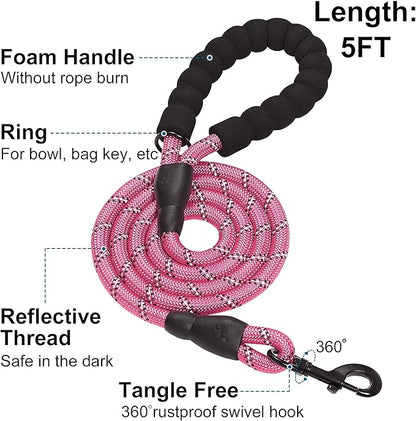 Dog Harness Step-in Breathable Puppy Cat Dog Vest Harnesses for Small Medium Dogs Pink Plaid - PAWPICO