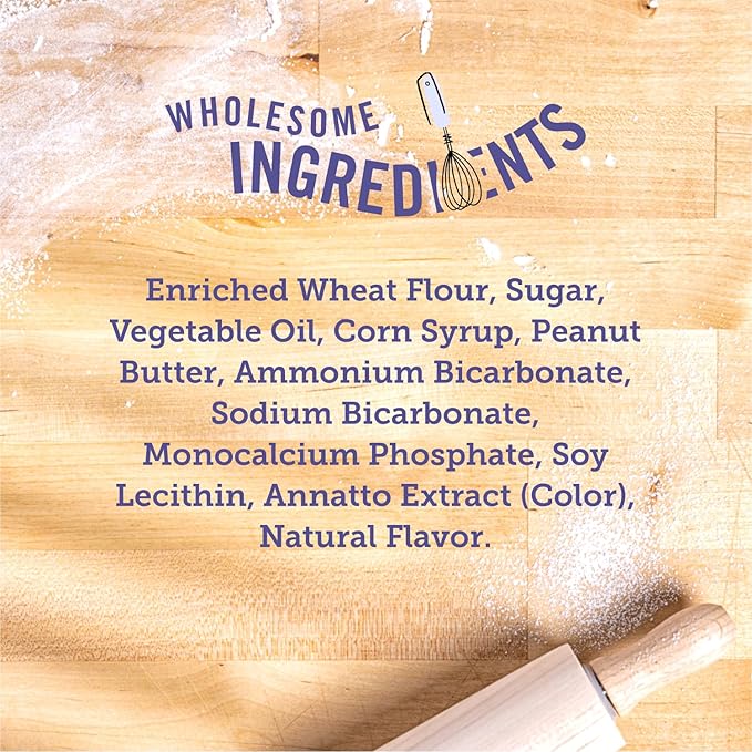 Three Dog Bakery Lick'n Crunch Sandwich Cookies Premium Dog Treats with No Artificial Flavors, Golden & Peanut Butter Flavor, 13 Ounces (Pack of 6) - PAWPICO