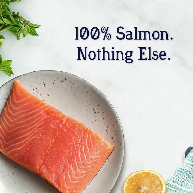 Stewart Freeze Dried Dog Treats, Wild Salmon, 2.75 oz Grain Free & Gluten Free, Resealable Pouch, Single Ingredient, Training Treat in Beef Liver, Salmon, Chicken Liver & Chicken Breast 4, 14, 21 oz - PAWPICO