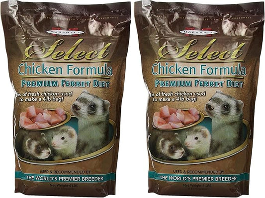 Marshall Pet Products (2 Pack) Select Chicken Formula Premium Ferret Diet Marshall+Pet+Products