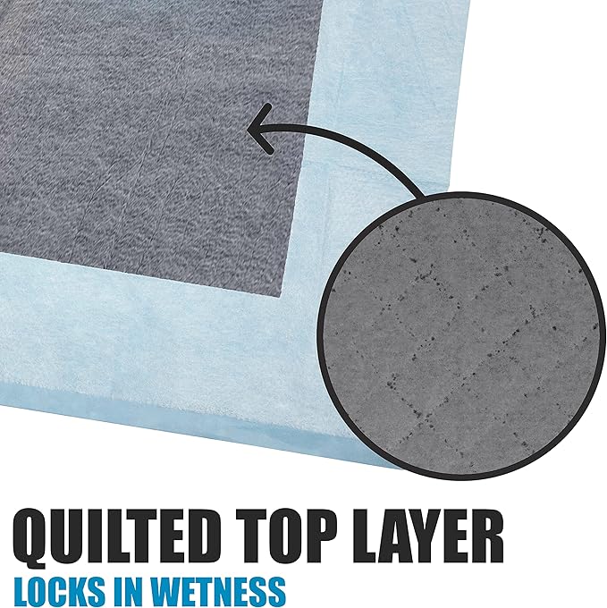 BV XL Puppy Pads X-Large Leak-Proof 28"x34" [40CT] | Carbon Pee Pads for Dogs Ultra Absorbent - Charcoal Dog Pee Pads Extra Large - Dog Pads XL - Potty Pads for Dogs, Training Pads for Dogs, Dog Pad - PAWPICO