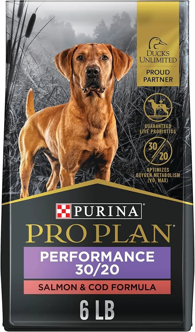 Purina pro plan Sport Performance 30/20 Salmon & Cod Formula Dry Dog Food - 6 lb. Bag - PAWPICO