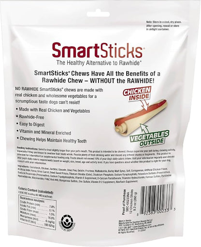 SmartBones SmartSticks, Treat Your Dog to a Rawhide-Free Chew Made With Real Meat and Vegetables - PAWPICO