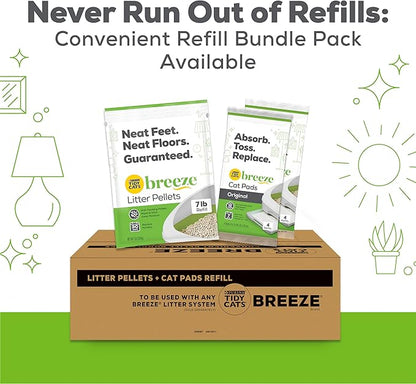 Purina Tidy Cats Litter Pellets, Breeze Refill Litter Pellets in Recyclable Box - (6) 3.5 lb. Bags - PAWPICO