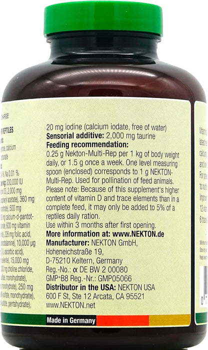 Nekton Multi-Rep Vitamin and Minerals for All Reptiles 300gm / 10.58oz NEKTON