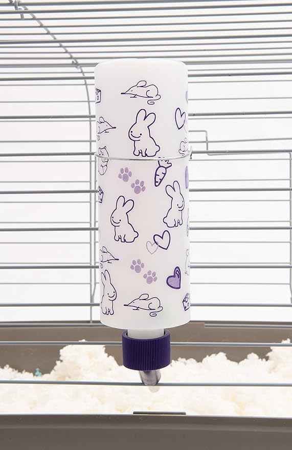 Lixit Weather Resistant Cage Water Bottles for Rabbits, Ferrets, Guinea Pigs Hamsters and Other Small Animals. (16-Ounce) Lixit