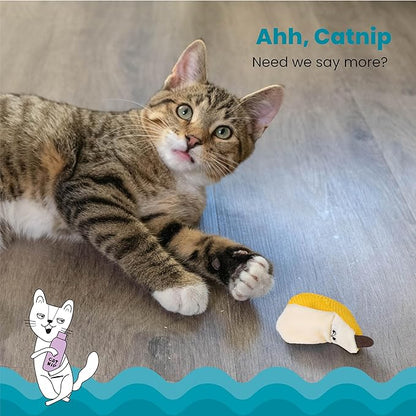 Catstages Dental Banana Catnip Cat Chew Toy - PAWPICO