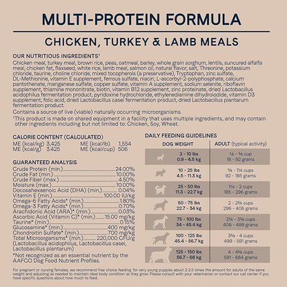 Canidae All Life Stages Premium Dry Dog Food for All Breeds, Multi-Protein Recipe with Chicken, Turkey & Lamb Meals Recipe, 40 lbs, For All Ages & Multi-Dog Homes - PAWPICO