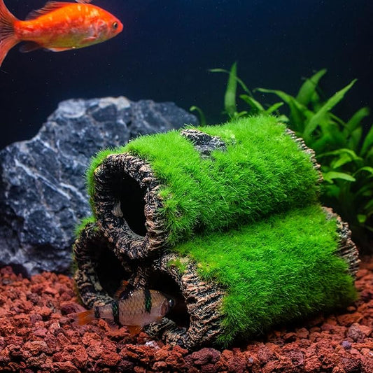 Fish Tank Decorations Aquarium Décor Resin Artificial Tree Trunk Root (C) Taomypets