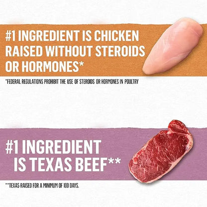 Purina Beyond Grain Free, Natural Pate Wet Dog Food, Chicken & Beef Recipe Variety Pack - (12) 13 oz. Cans - PAWPICO