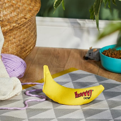 Yeowww! Catnip Toy, Yellow Banana - PAWPICO