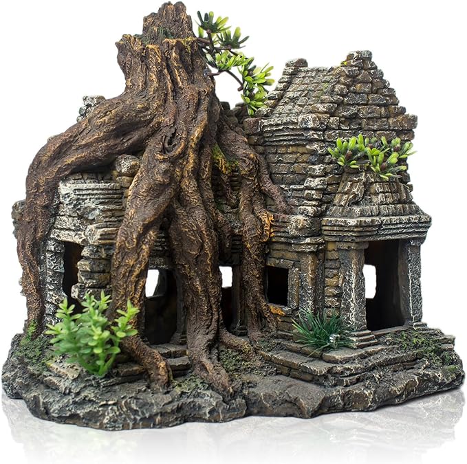 Fish Tank Decorations Aquarium Décor Resin Artificial Tree Trunk Root (B) Taomypets