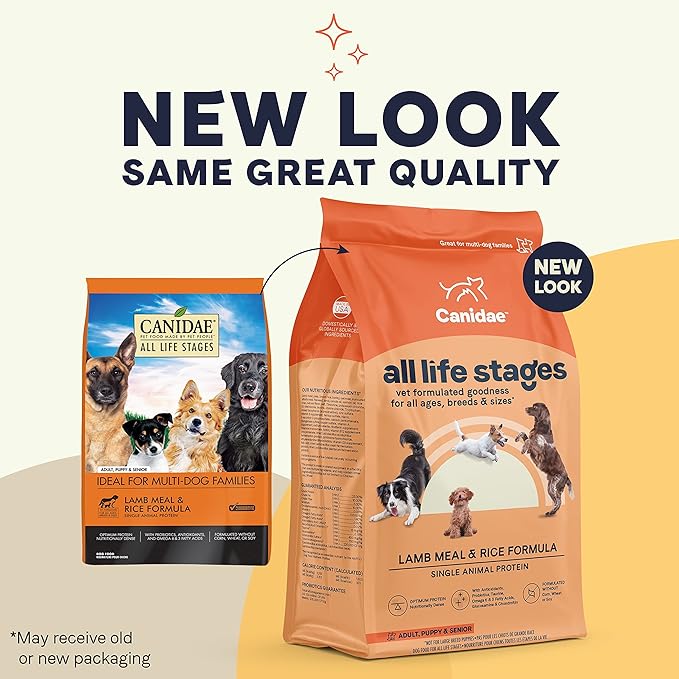 Canidae All Life Stages Dry Dog Food, Lamb Meal & Rice Formula, 15 lbs. - PAWPICO