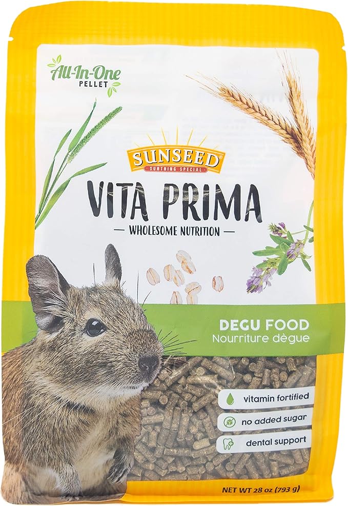 Sun Seed Company Sunscription Vita Exotics Prima Degu Formula, 28-Ounce Vitakraft