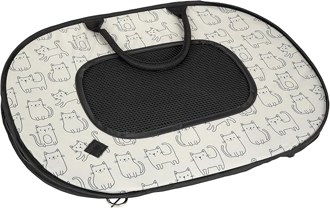 SportPet Designs Soft Sided Cat Carriers, Cat Print 20" - PAWPICO