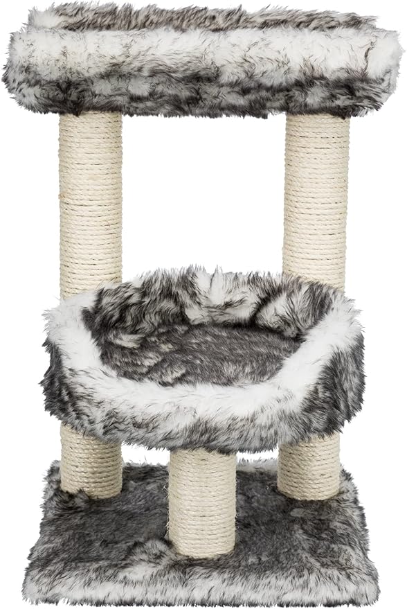 Trixie Isaba Scratching Post, 62 cm, Black/White - PAWPICO