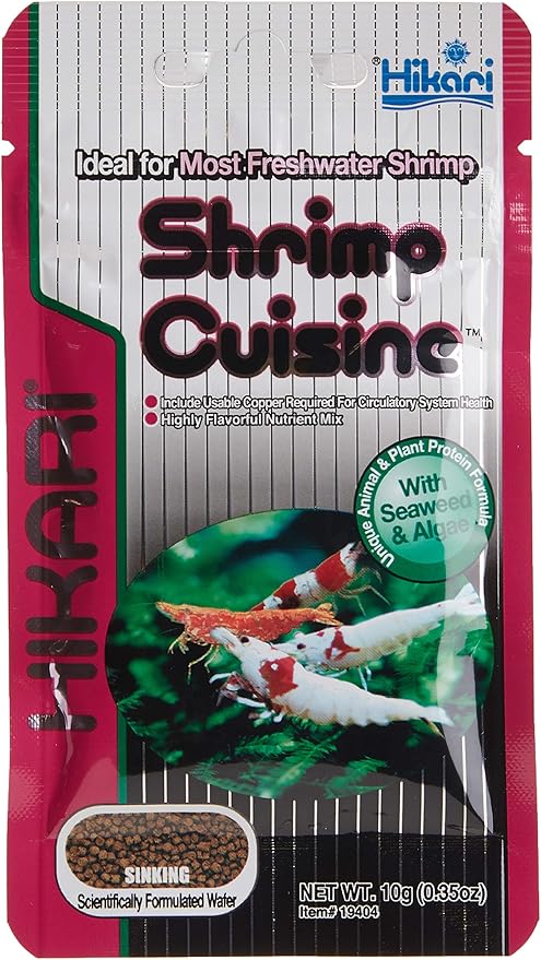 Hikari Tropical Shrimp Cuisine Fish Food, 0.35 oz (10g) Hikari