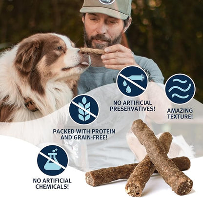 Mon Ami Lamb Meat Sticks for Dogs with Farm Fresh Vegetables (28 Oz) – Human Grade Dog Treats with Superfoods - Training Treats for Dogs - Healthy Dog Treats for Small, Medium and Large Dogs - PAWPICO