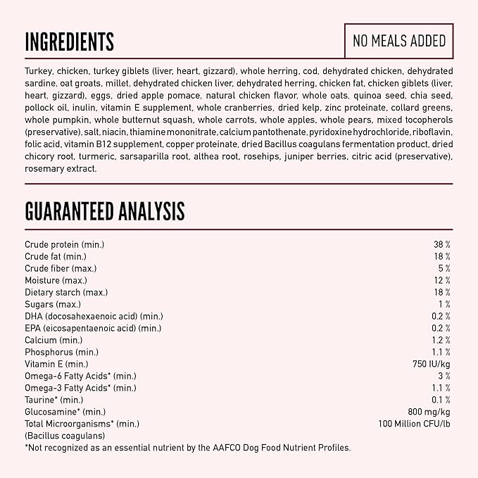 ORIJEN Amazing Grains™ Small Breed Dry Dog Food Recipe, 4lb - PAWPICO