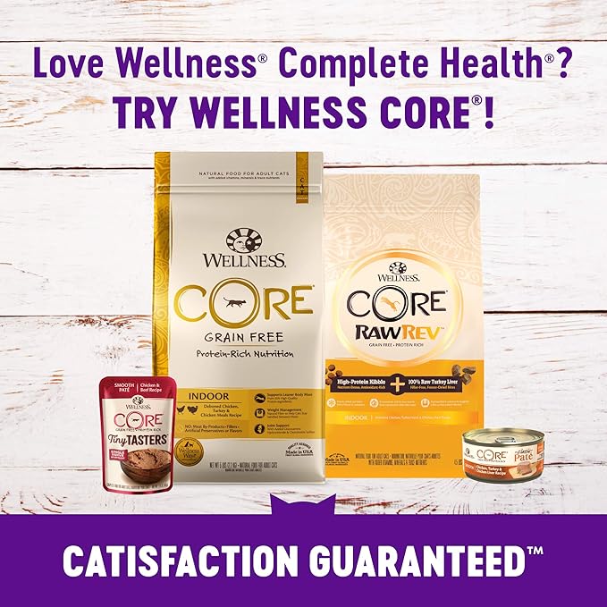 Wellness Kittles Natural Grain Free Cat Treats, Salmon & Cranberries, 6-Ounce Bag WellnessNaturalPetFood