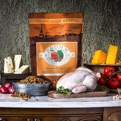 Fromm Four-Star Nutritionals Chicken au Frommage Dog Food - Premium Dry Dog Food - Chicken Recipe - 12 lb - PAWPICO