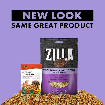 Zilla Reptile Munchies Vegetable and Fruit Mix 4 oz. Zilla