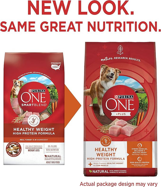 Purina ONE Plus Healthy Weight High-Protein Dog Food Dry Formula - 40 lb. Bag - PAWPICO