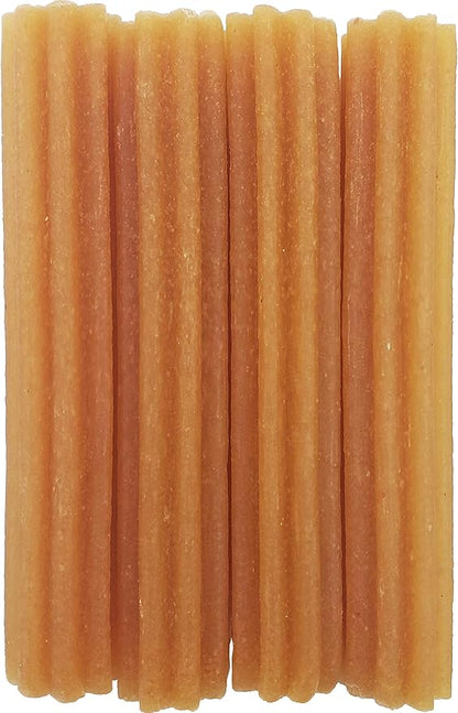 Himalayan Dog Chew Churro Yak Cheese Dog Chews, 100% Natural, Long Lasting, Gluten Free, Healthy & Safe Dog Treats, Lactose & Grain Free, Protein Rich, For All Breeds, Soft, Real Bacon Flavor, 4 Pack - PAWPICO