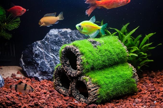 Fish Tank Decorations Aquarium Décor Resin Artificial Tree Trunk Root (C) Taomypets