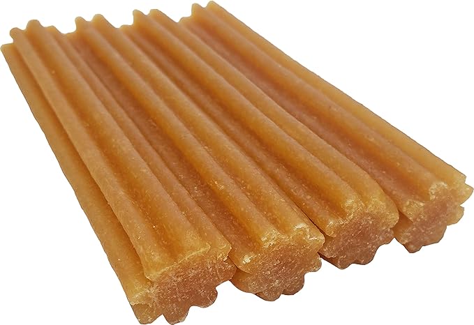 Himalayan Dog Chew Churro Yak Cheese Dog Chews, 100% Natural, Long Lasting, Gluten Free, Healthy & Safe Dog Treats, Lactose & Grain Free, Protein Rich, For All Breeds, Soft, Real Bacon Flavor, 4 Pack - PAWPICO