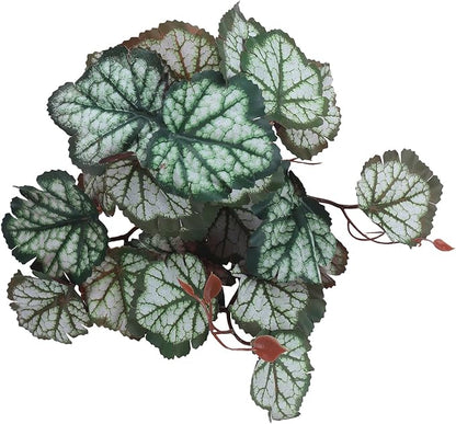 Fake Reptile Plants for Reptile Terrarium Plants, Reptile Plant Décor, Turtle Tank Plants with Suction Cup IBWell