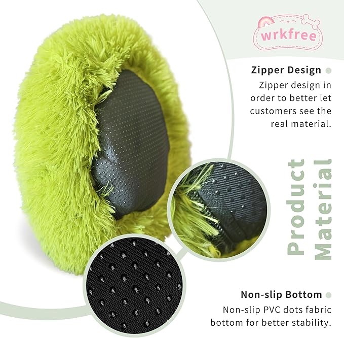 Hamster Bed Soft Warm Cushion for Small Animal - Comfortable Sleep Mat Pad for Guinea Pigs/Hedgehog/Squirrel/Mice/Rats/Chinchilla Nest House 11.8 inch Green - PAWPICO