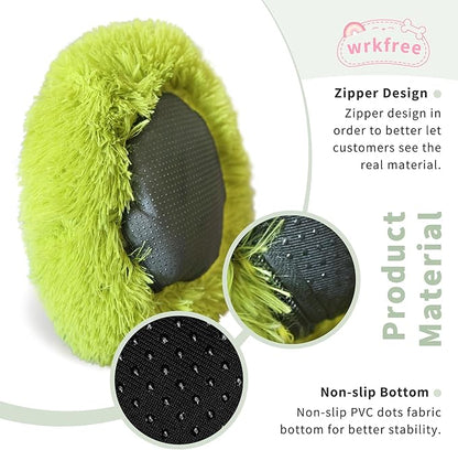 Hamster Bed Soft Warm Cushion for Small Animal - Comfortable Sleep Mat Pad for Guinea Pigs/Hedgehog/Squirrel/Mice/Rats/Chinchilla Nest House 11.8 inch Green - PAWPICO