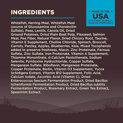 Wellness CORE Grain-Free High-Protein Dry Dog Food, Natural Ingredients, Made in USA with Real Meat, All Breeds, For Adult Dogs (Ocean Whitefish, Herring & Salmon, 4-Pound Bag) - PAWPICO