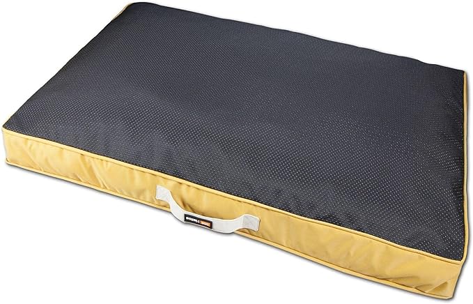 Dog Helios 'Immortal-Trek' Waterproof Rectangular Travel Dog Bed, Small, Brown - PAWPICO