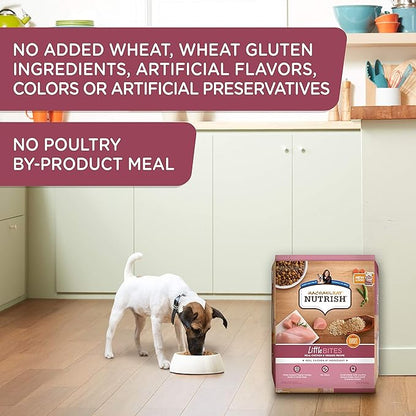 Rachael Ray Nutrish Little Bites Dry Dog Food, Chicken & Veggies Recipe for Small Breeds, 14 Pounds - PAWPICO
