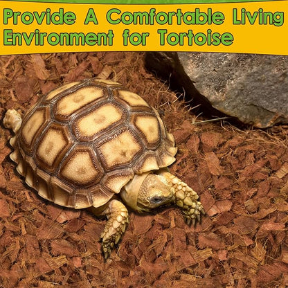 Halatool 6Pack Compressed Coconut Chips Brick Natural Coconut Husk for Reptiles Bedding Coco Coir Chips Terrarium Substrate for Ball Python Frog Snake Gecko Hermit Crab Tortoise HALATOOL