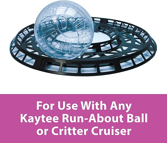 Kaytee Hamtrack Exercise Loop for Exercise Balls & Critter Cruiser Car (includes 4 curved sections) Kaytee