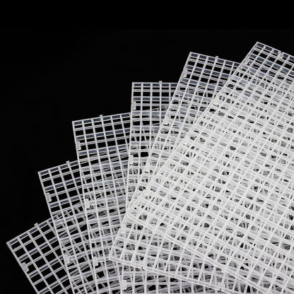 ALEGI Aquarium Fish Tank Divider Plastic Egg Crate Aquarium Filter Bottom Tray Plastic Grid (L 6pcs) ALEGIAquarium