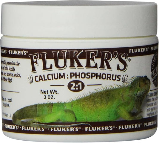 Fluker's Calcium to Phosphorus Reptile Dietary Supplement, 2 oz Flukers