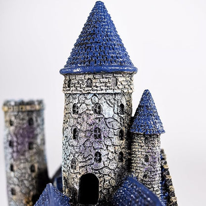 Penn-Plax Age-of-Magic Wizard’s Castle Aquarium Décor – Resin for Freshwater and Saltwater Fish Tanks – Large (RRW8) Penn-Plax