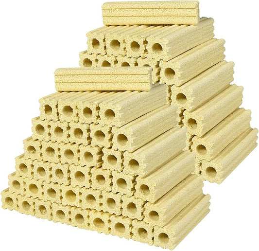 42pcs 6.1 Inch Aquarium Ceramic Bio Filter Media,Ceramic Bio Media Blocks for Fish Tank and Koi Pond AFACYGN
