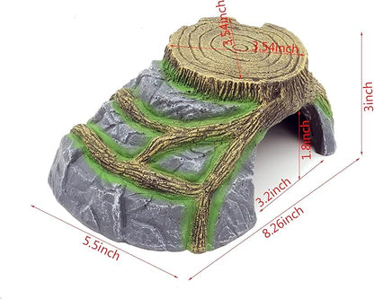 Bearded Dragon Tank Accessories Medium Reptile Hide Reptile Hides and Caves for Gecko JIHAQUA