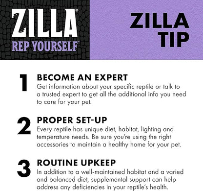 Zilla Vitamin Supplement Food Spray, with Carotene, Spray-on Multivitamin Supplement for Reptiles Zilla