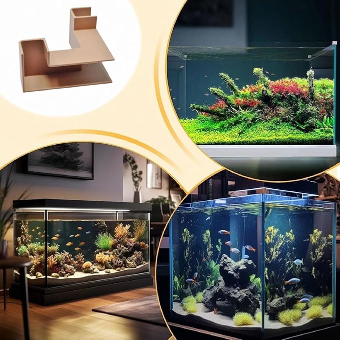 Fish Tank Tunnel Aquarium Hardscape, Shrimp Hide Aquarium Tunnel, Shrimp Tank Aquarium Decor Fish Tank Cave, Fish Tank Decorations Hideout, Fish Hideout for Aquarium, Fish Tank Accessories Decorations CPLIKE