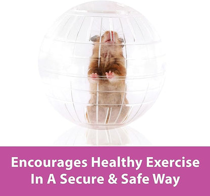 Kaytee 13" Clear Run-About Exercise Ball For Pet Rats & Chinchillas Kaytee
